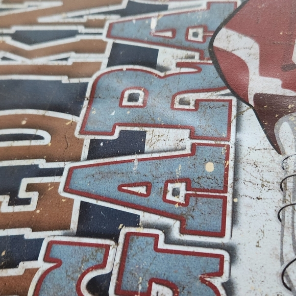 🛠️⛽ Vintage-Style Metal Sign – Busted Knuckle Garage Design - made to look aged - Picture 13 of 16